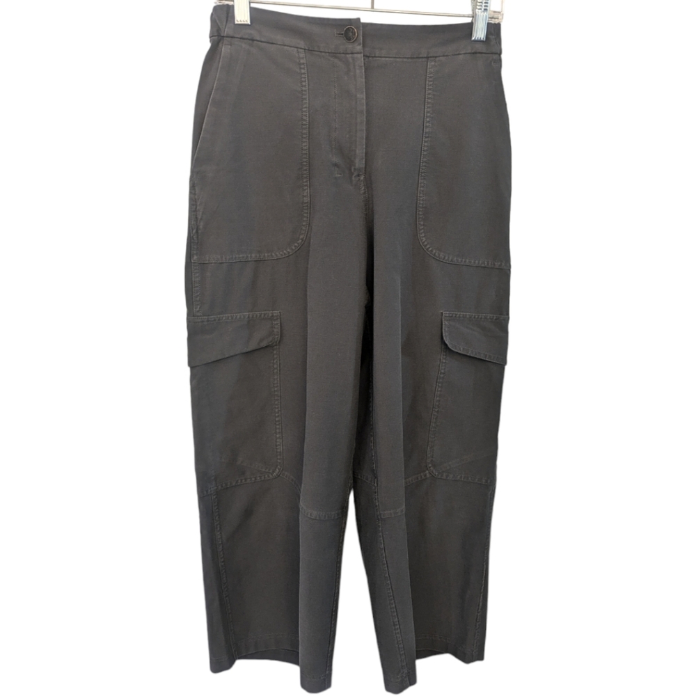 Lululemon Light Utilitech Cargo Pocket High Rise Crop Pant Graphite Gray Size 28